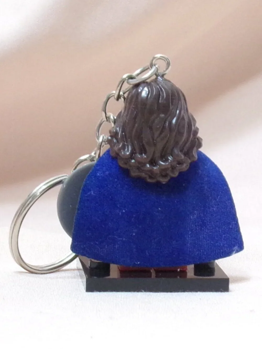 Minifigure Keychain - Custom Wonder Women with Cape Shield + Stand Marvel New